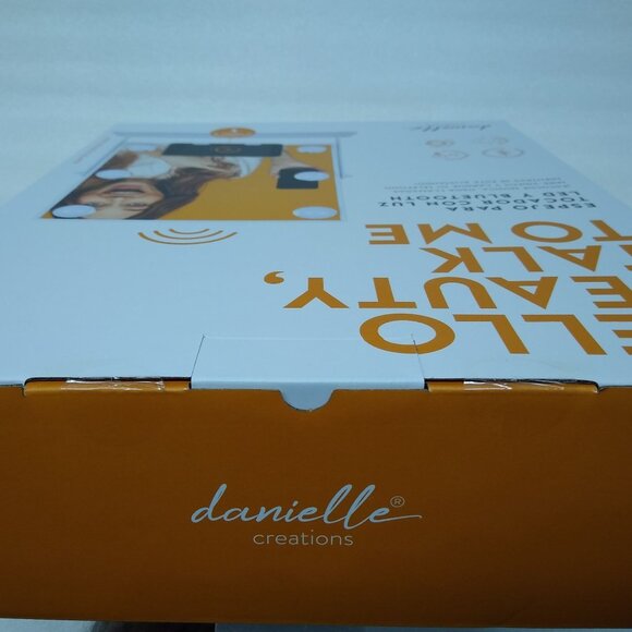 Danielle Creations Bluetooth L.E.D. Vanity Mirror Wireless Charging Hands Free - Picture 8 of 8